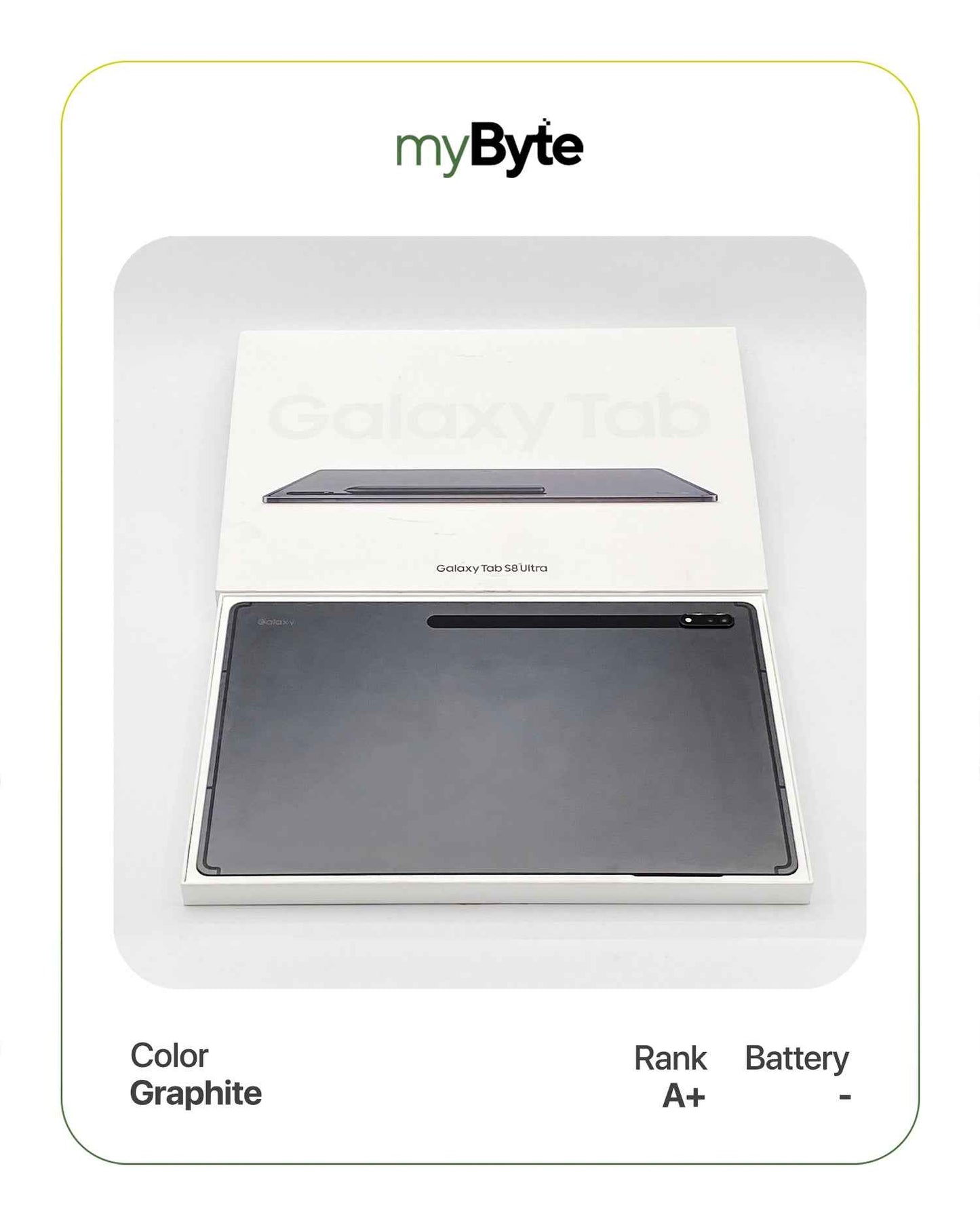 Samsung Galaxy Tab S8 Ultra SM-X900 Set 256GB (Wi-Fi) myByte International