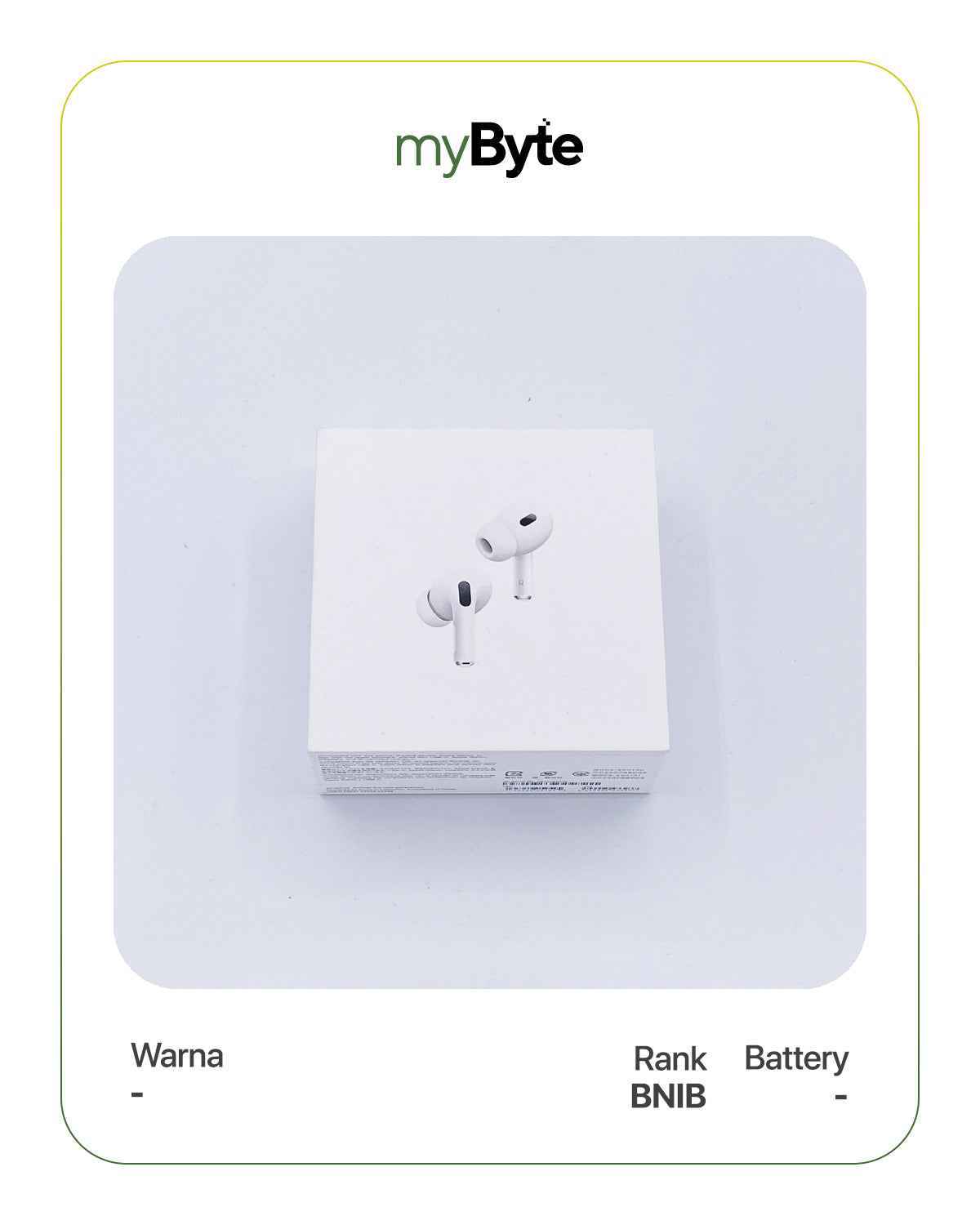 AirPods Pro 2nd Gen (Type Lightning ) myByte International