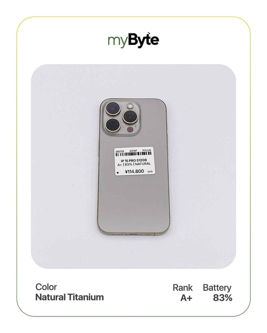 iPhone 15 Pro 5G 512GB (SIM Free) myByte International