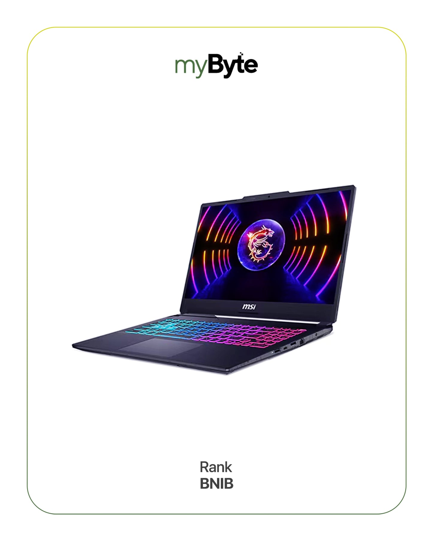 Gaming MSI Cyborg 15 A13UCK myByte International