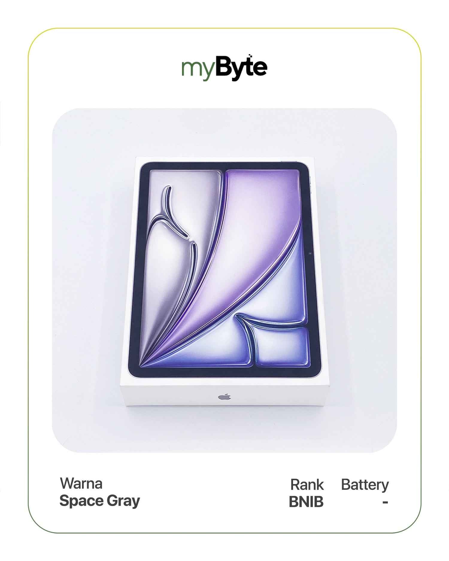 iPad Air M2 2024 256GB (Wi-Fi) Space Gray myByte International