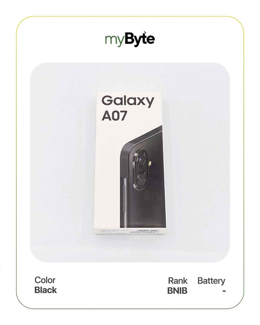 Samsung Galaxy A07 128GB (SIM Free) Black SIM Free 6GB myByte International
