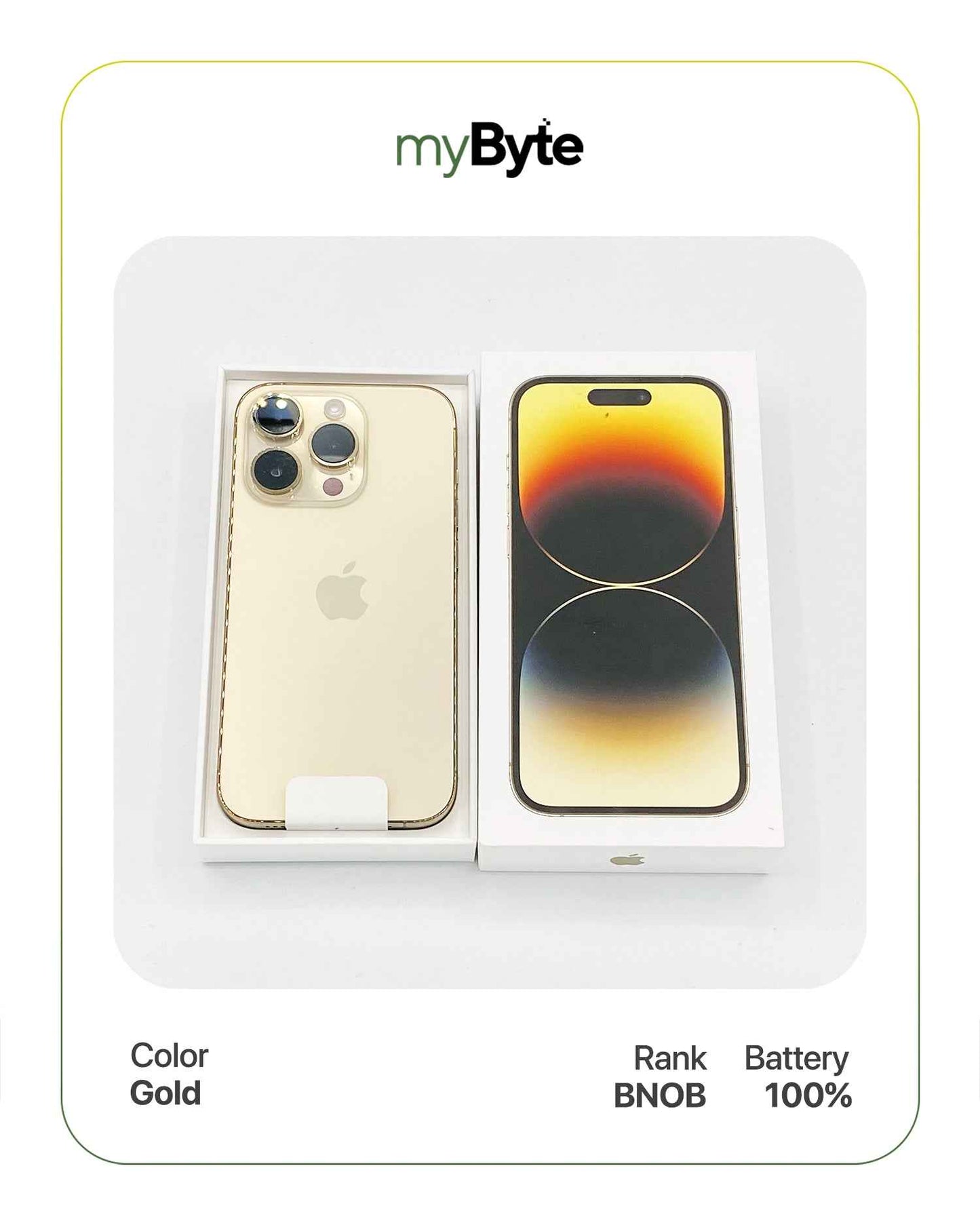 iPhone 14 Pro 5G 128GB (SIM Free) Gold SoftBank (-) myByte International