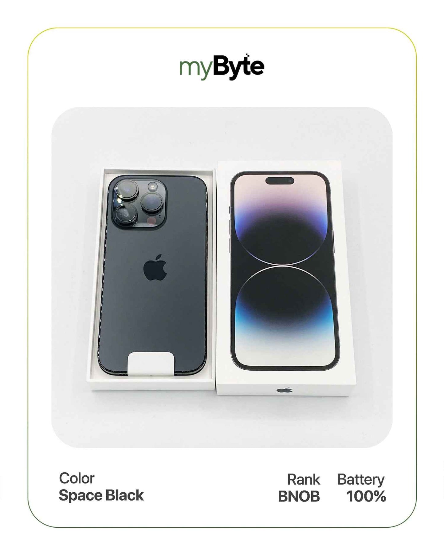 iPhone 14 Pro 5G 128GB (SIM Free) Space Black SoftBank (-) myByte International