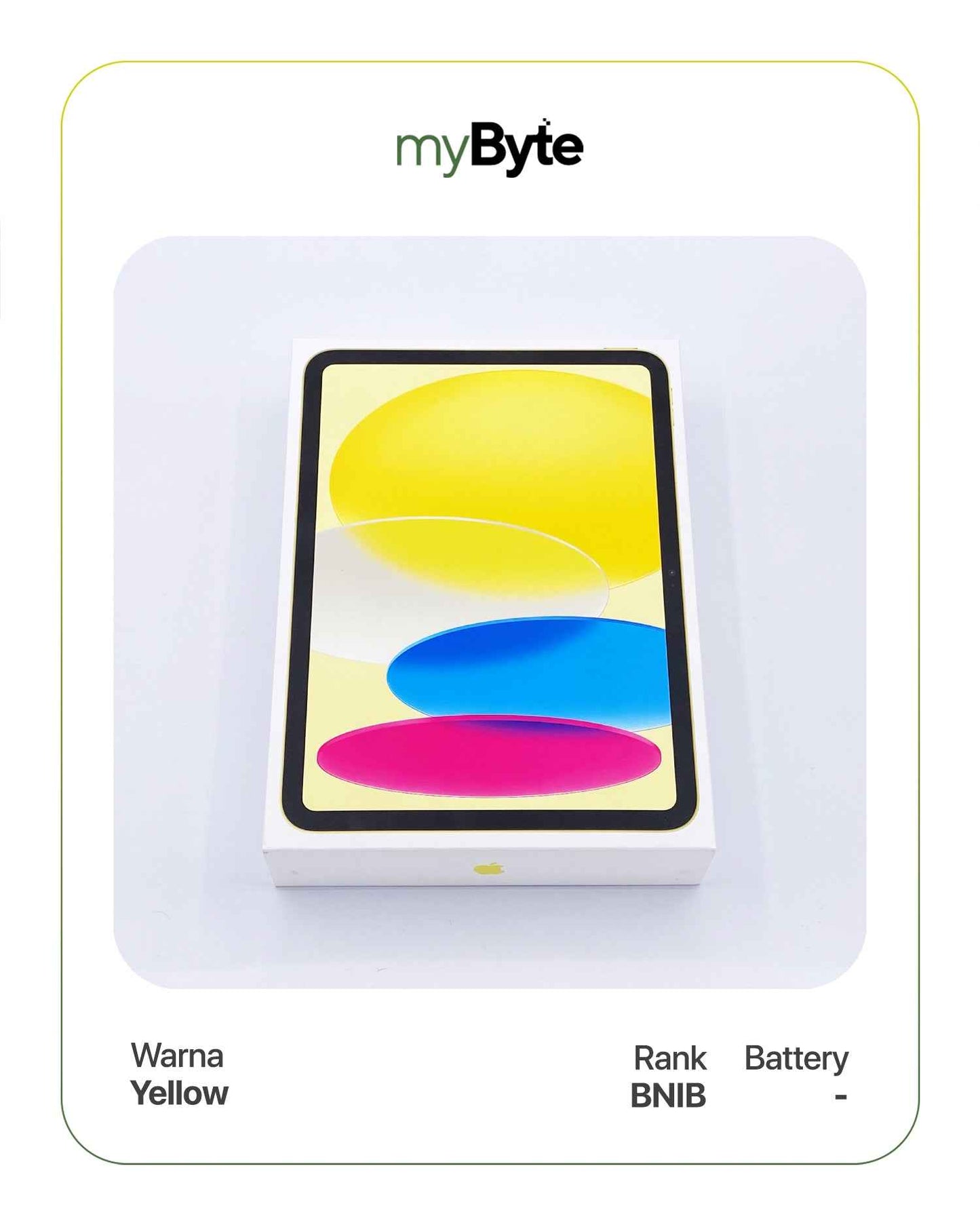 iPad A16 2025 512GB (Wi-Fi) Yellow myByte International