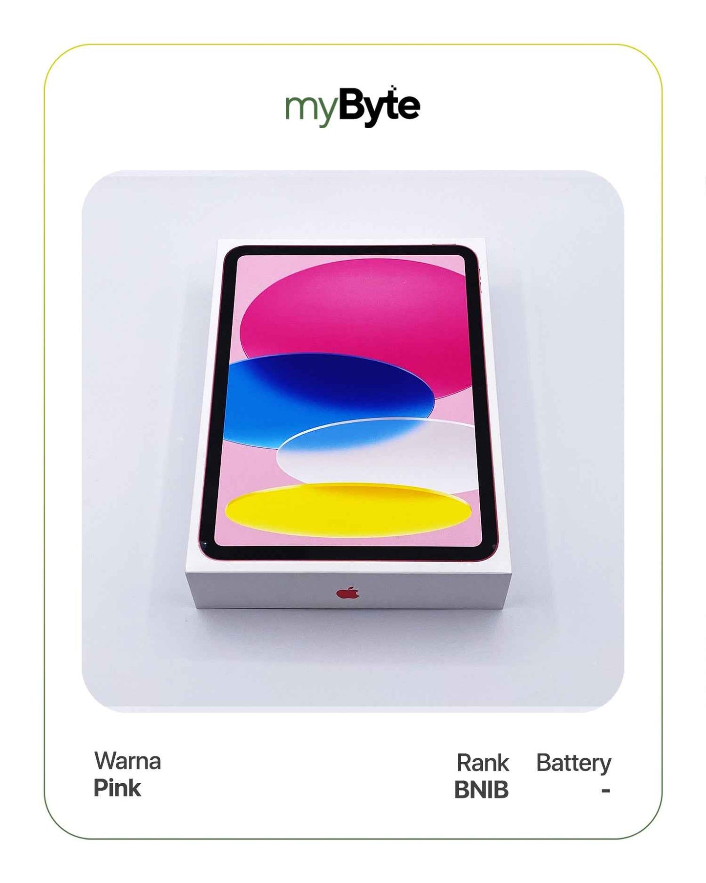 iPad A16 2025 512GB (Wi-Fi) Pink myByte International