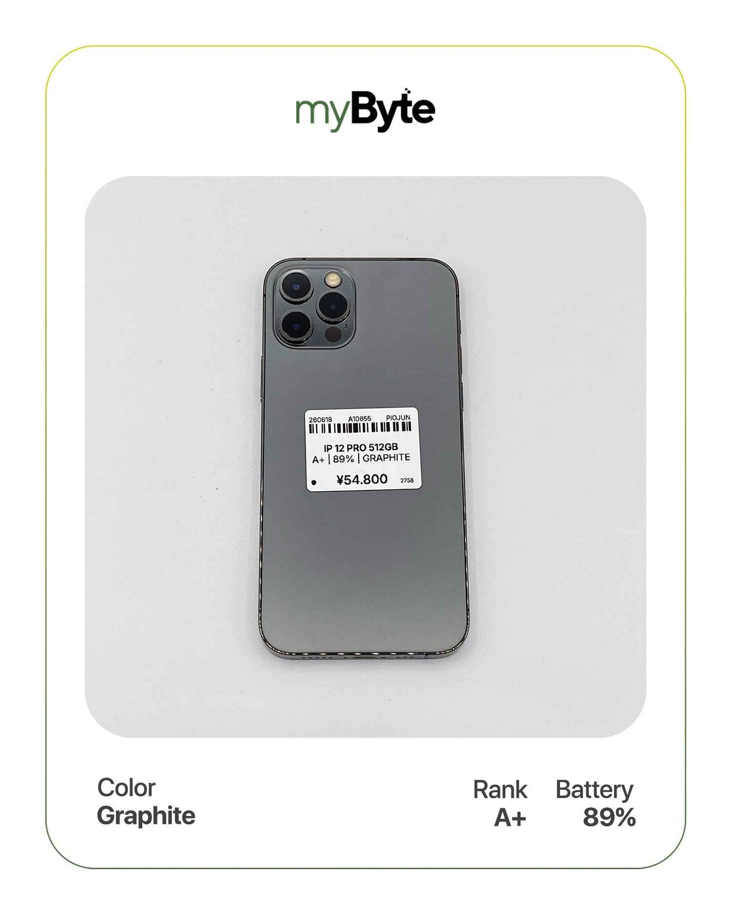 iPhone 12 Pro 5G 512GB (SIM Free) myByte International