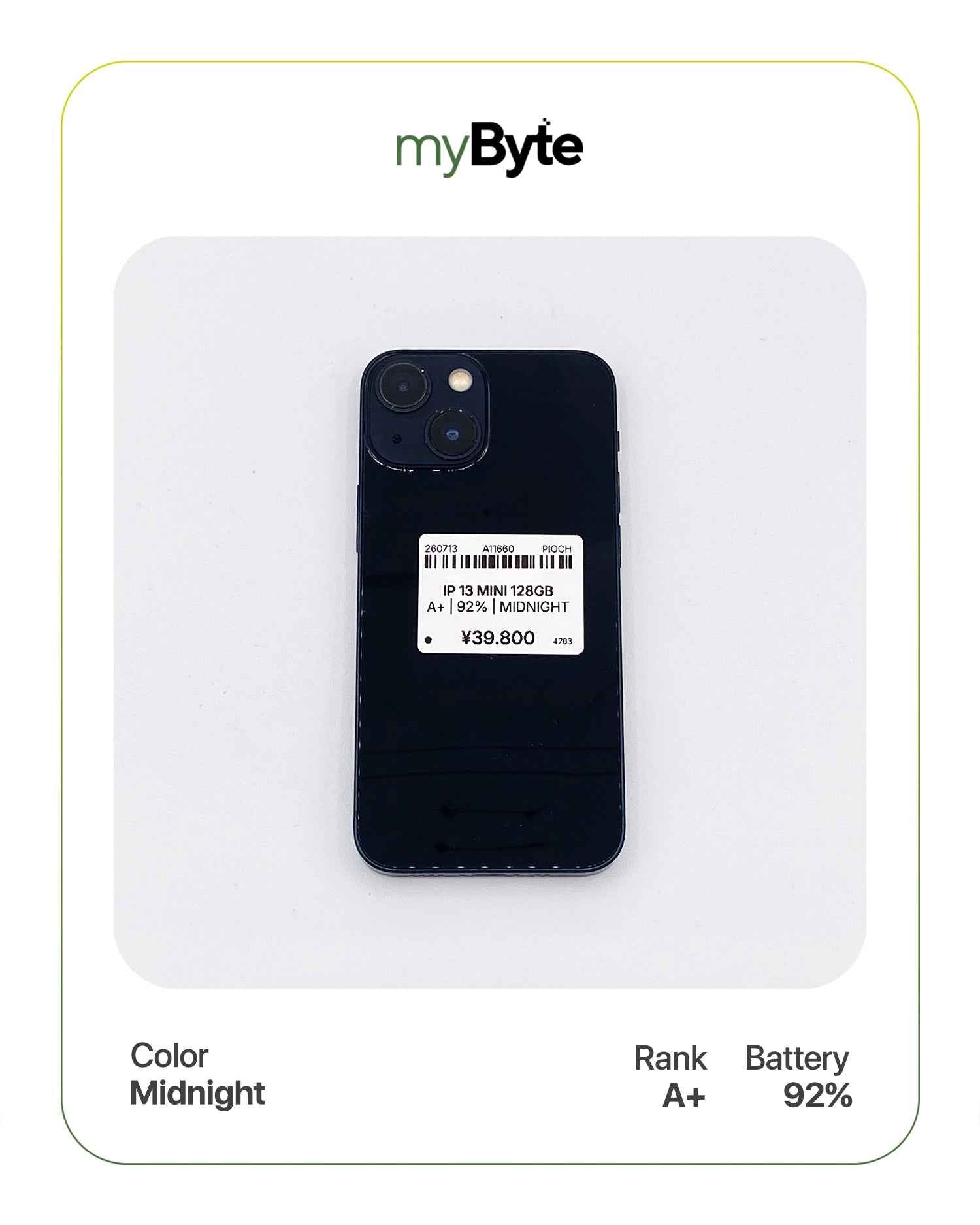 iPhone 13 mini 5G 128GB (SIM Free)