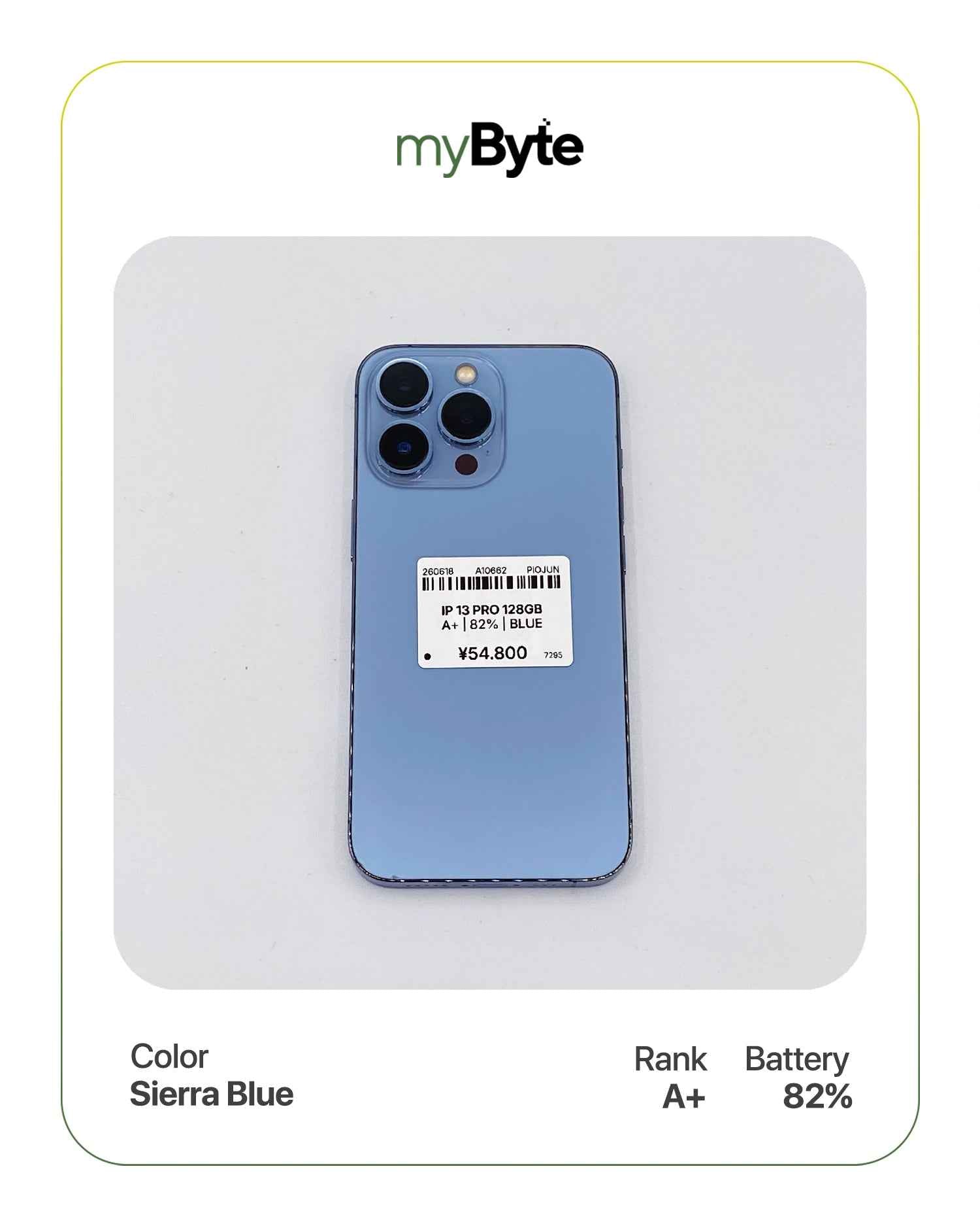 iPhone 13 Pro 5G 128GB (SIM Free) myByte International