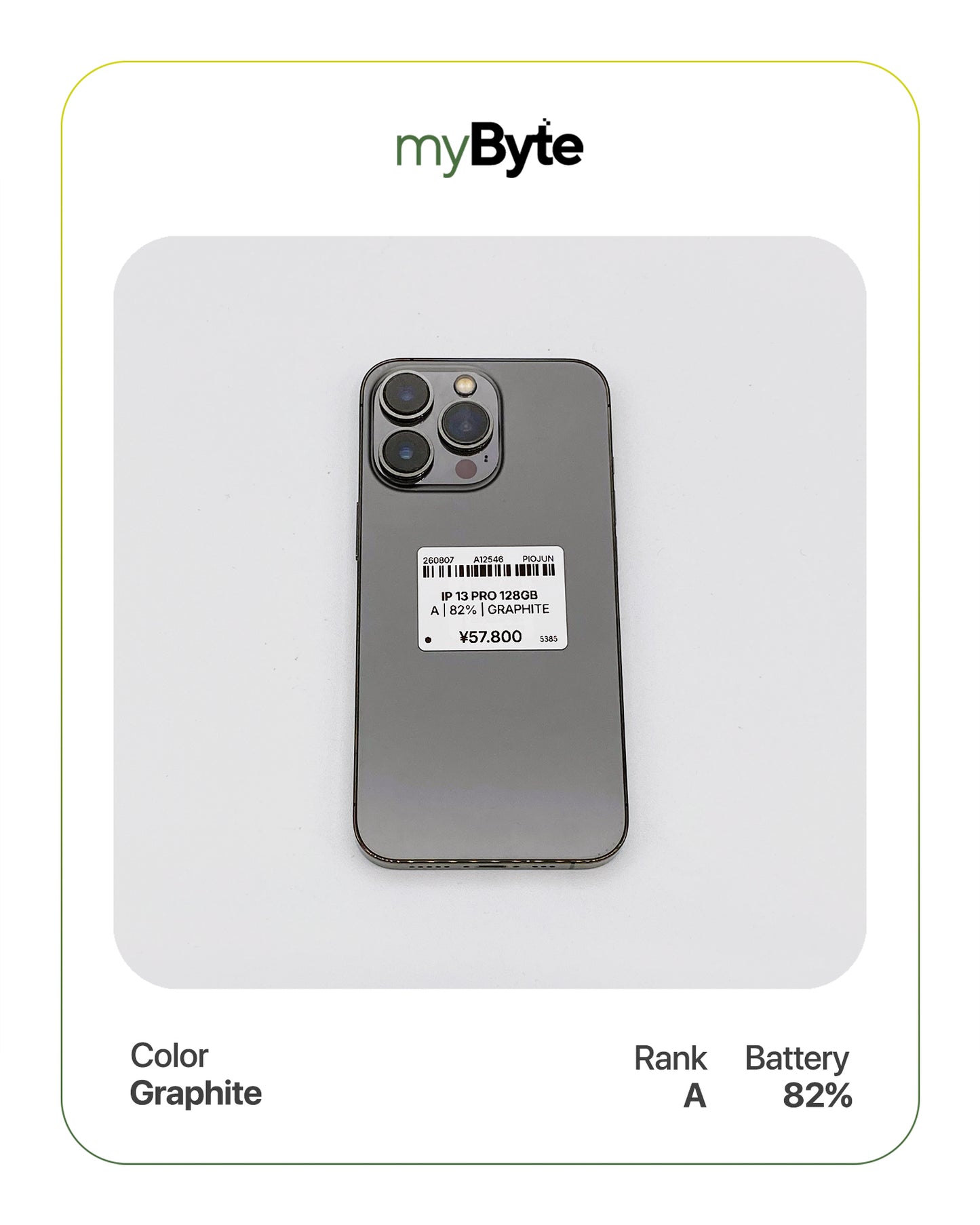 iPhone 13 Pro 5G 128GB (SIM Free) myByte International