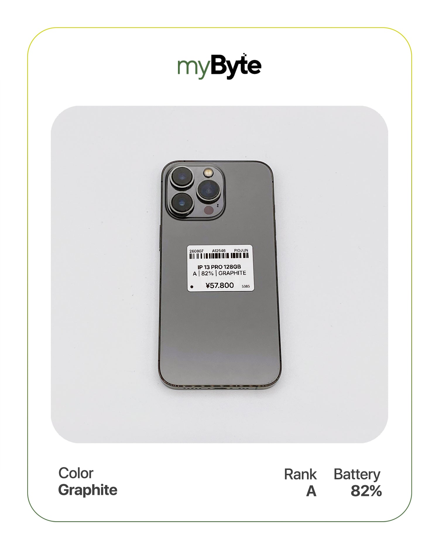 iPhone 13 Pro 5G 128GB (SIM Free) myByte International