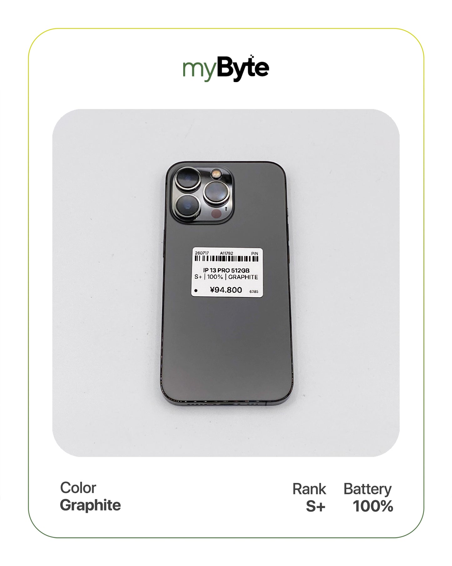 iPhone 13 Pro 5G 512GB (SIM Free) myByte International