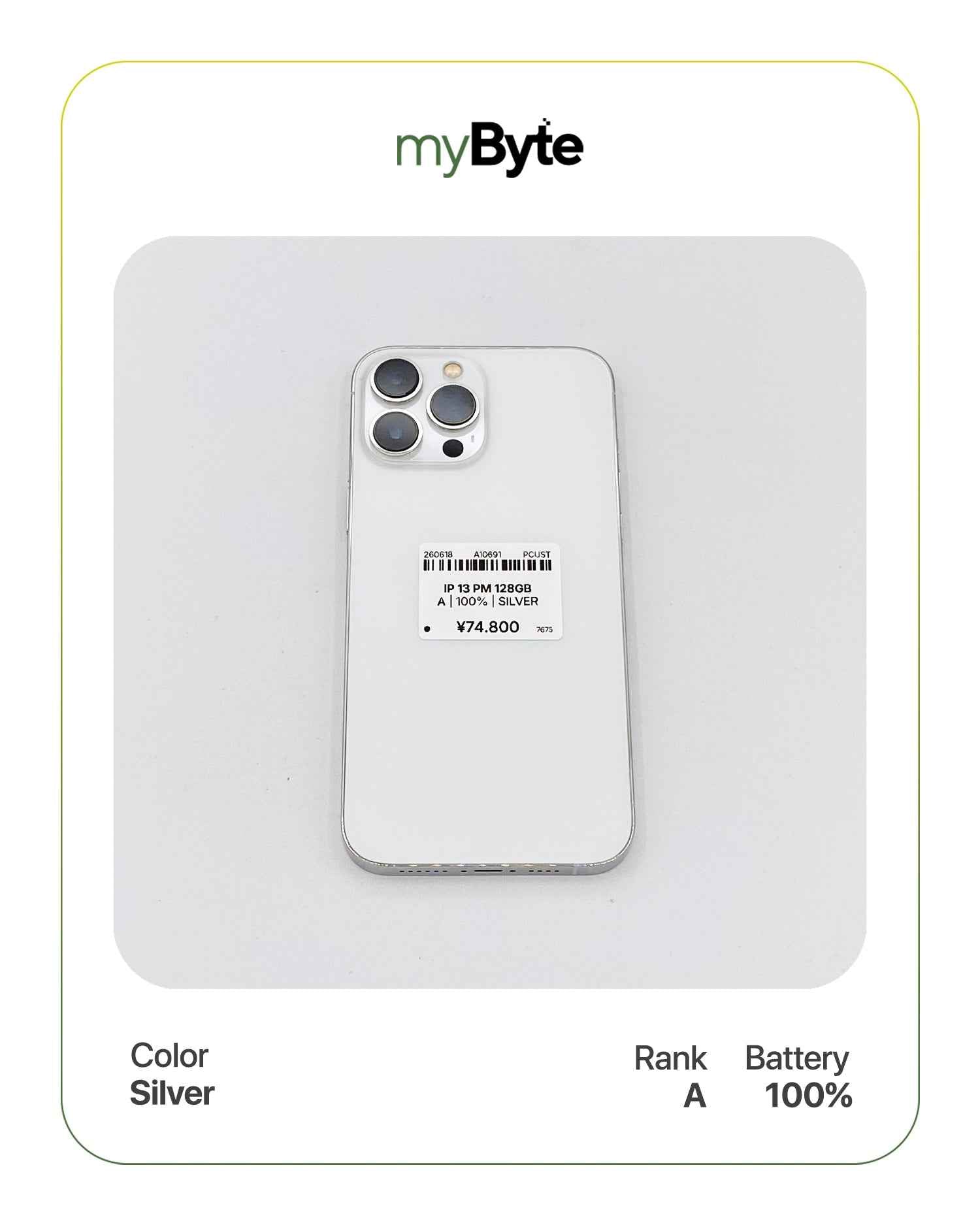 iPhone 13 Pro Max 5G 128GB (SIM Free) myByte International