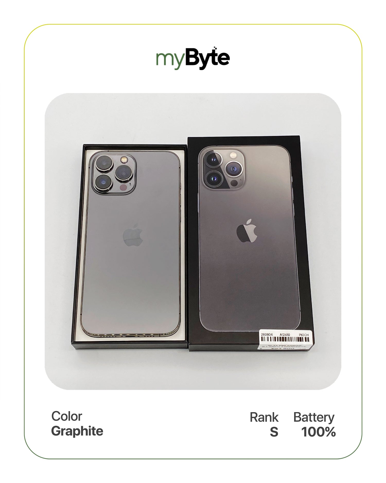 iPhone 13 Pro Max 5G 256GB (SIM Free) myByte International