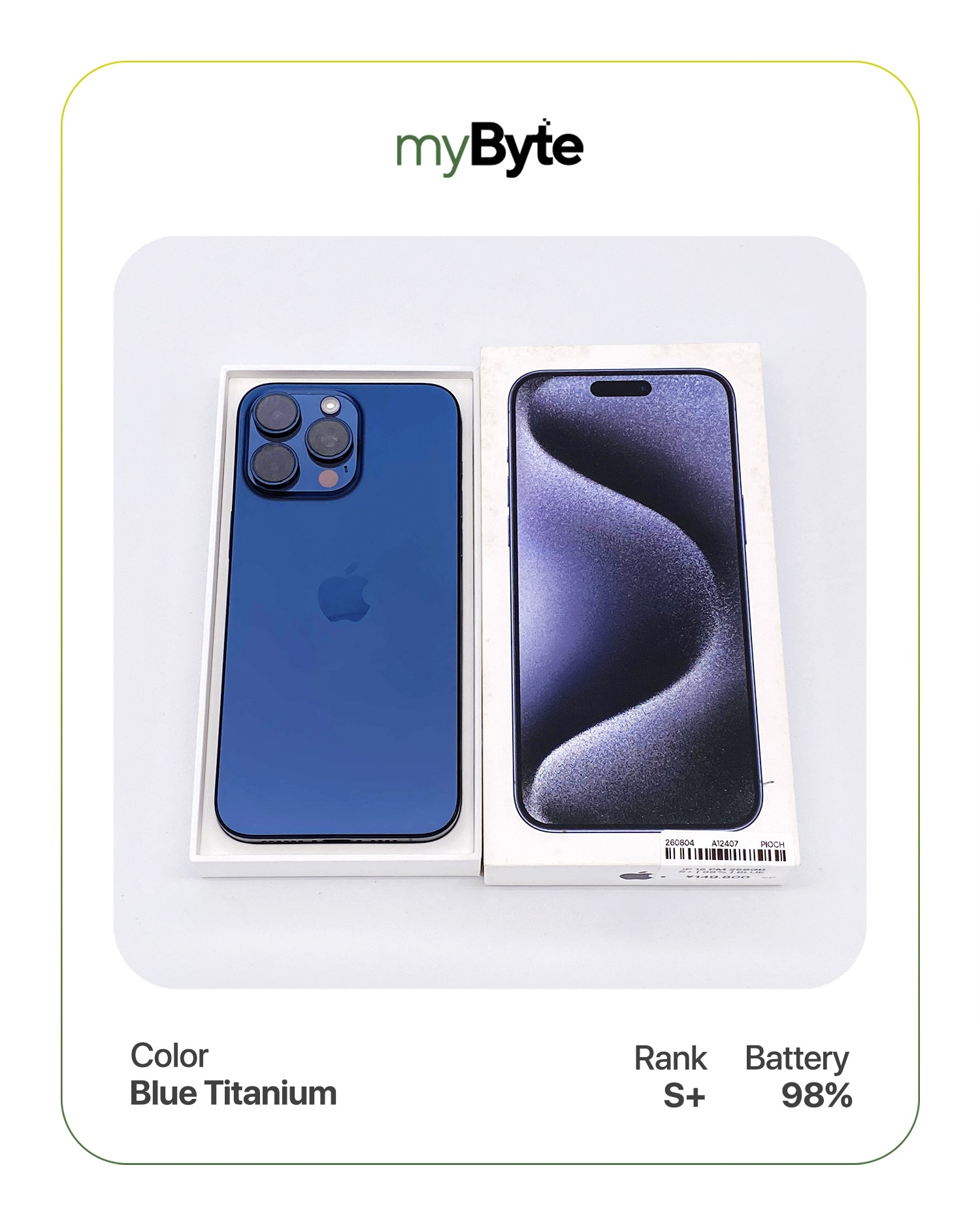 iPhone 15 Pro Max 5G 256GB (SIM Free) myByte International