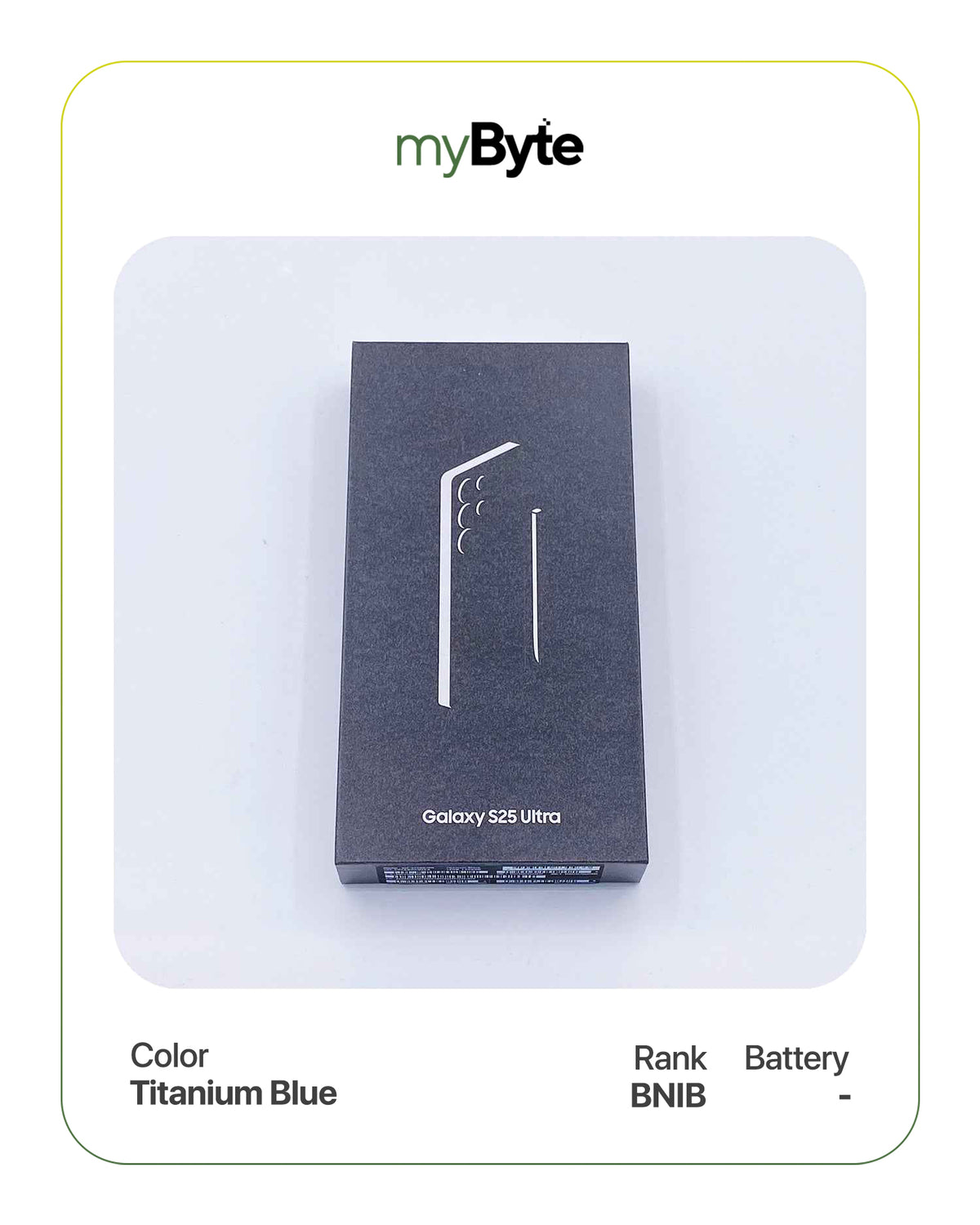 Samsung Galaxy S25 Ultra 5G 512GB Silent Camera (Dual SIM) Titanium Blue SIM Free myByte International
