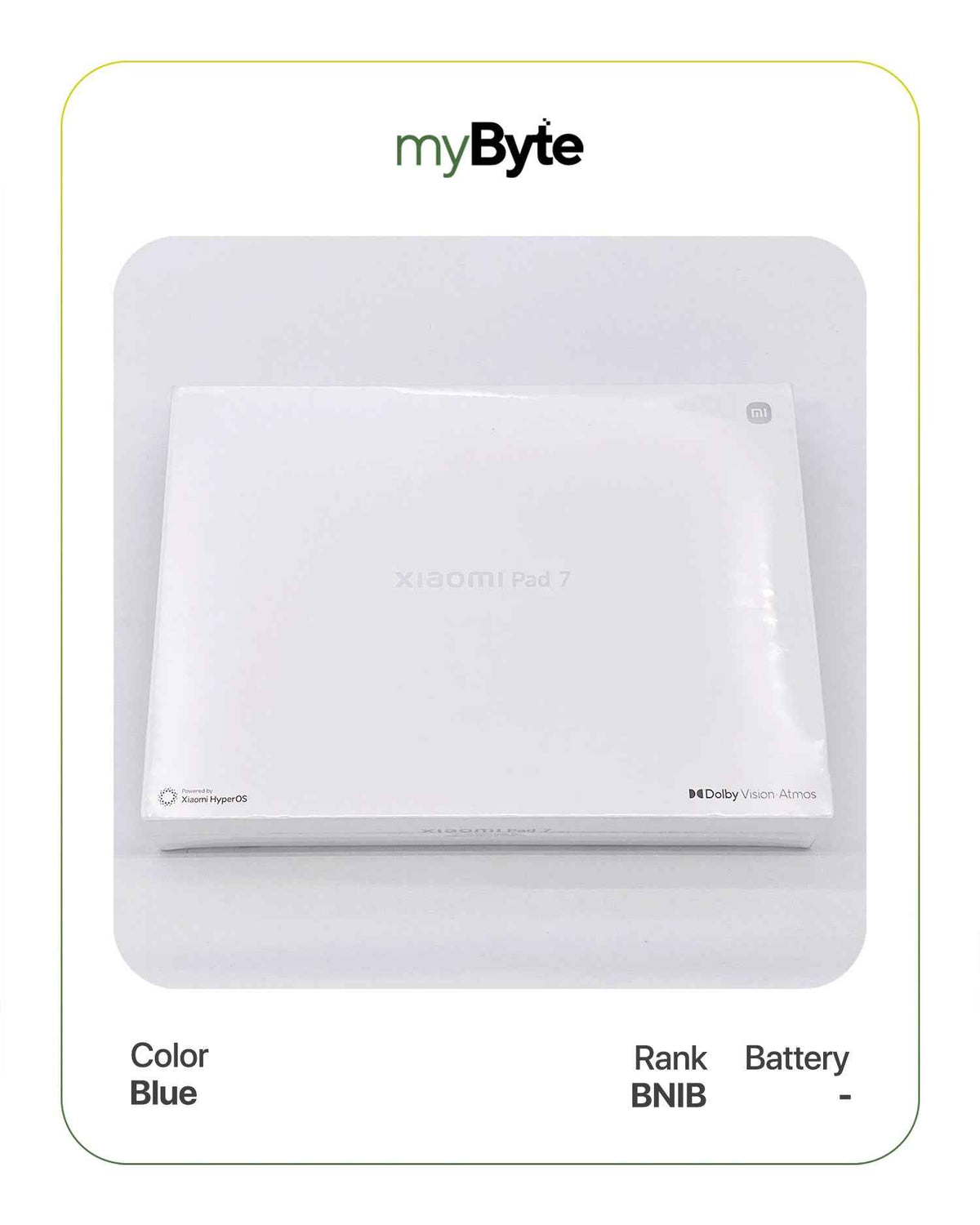 Xiaomi Pad 7 256GB (Wi-Fi) Blue myByte International