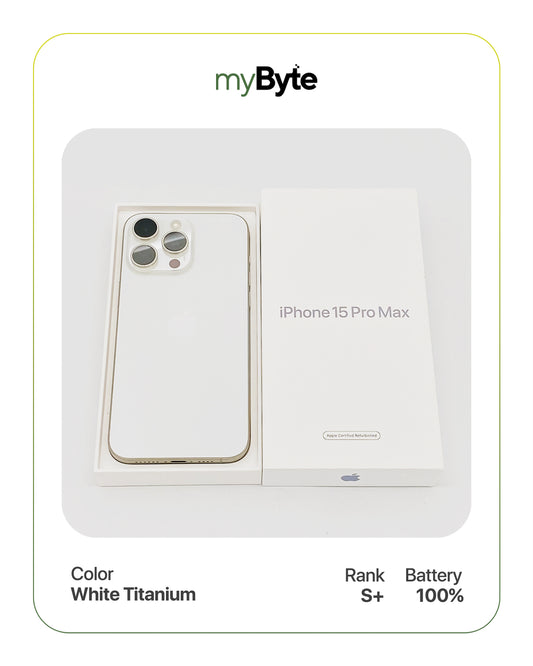 iPhone 15 Pro Max 5G 256GB Silent Camera (Dual SIM) myByte International